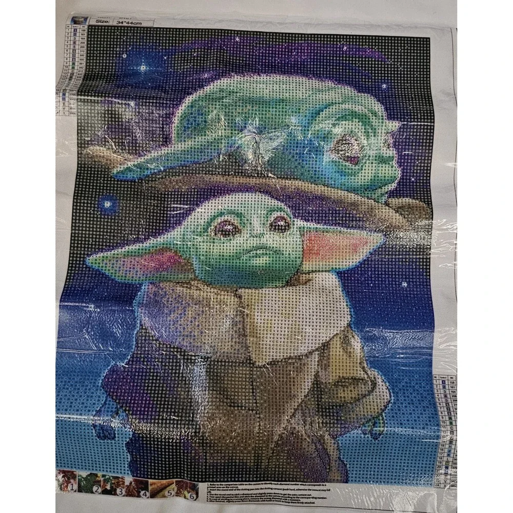 Lot Of 8 Of The Same Diamond Art Grogu Baby Yoda The Mandalorian Resellers